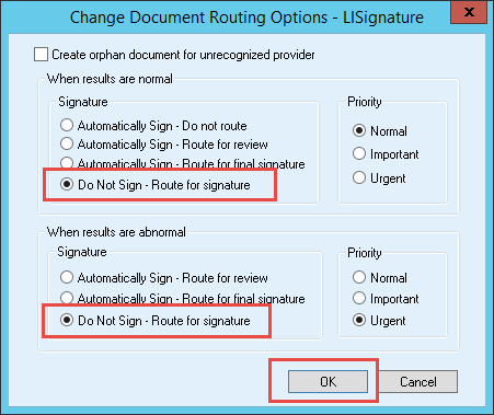 Screenshot of Button to Automatically Sign